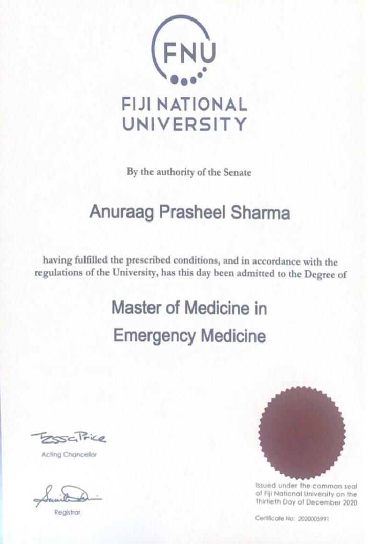 Buy Degree From the Fiji National University