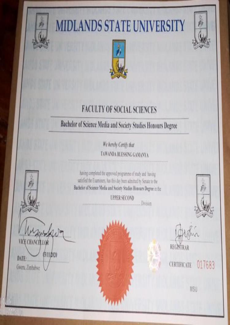 Buy Degree From the Midlands State University