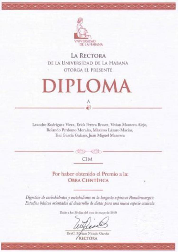 Buy degree from the Universidad de La Habana
