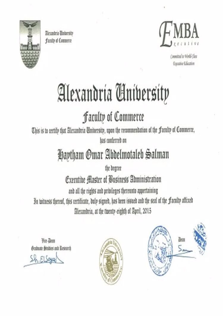 Buy college degree from The Alexandria University