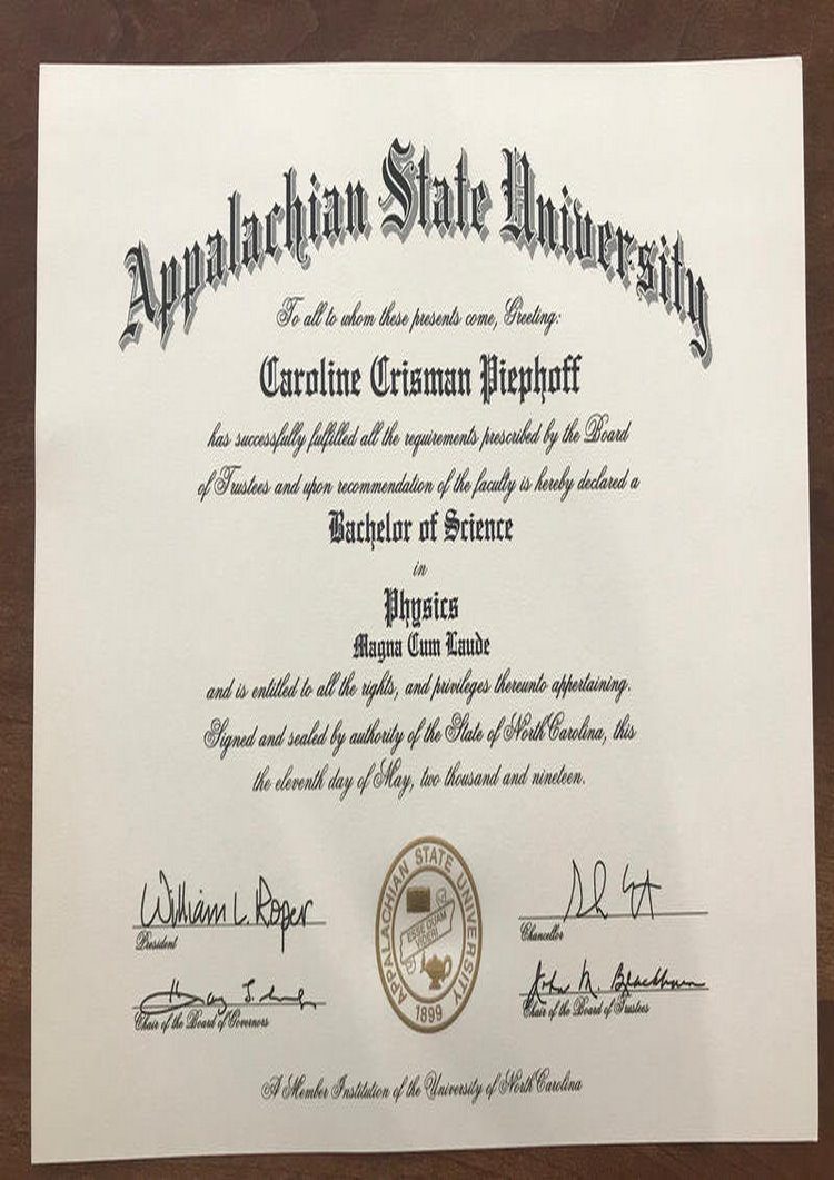 Buy college degree from The Appalachian State University