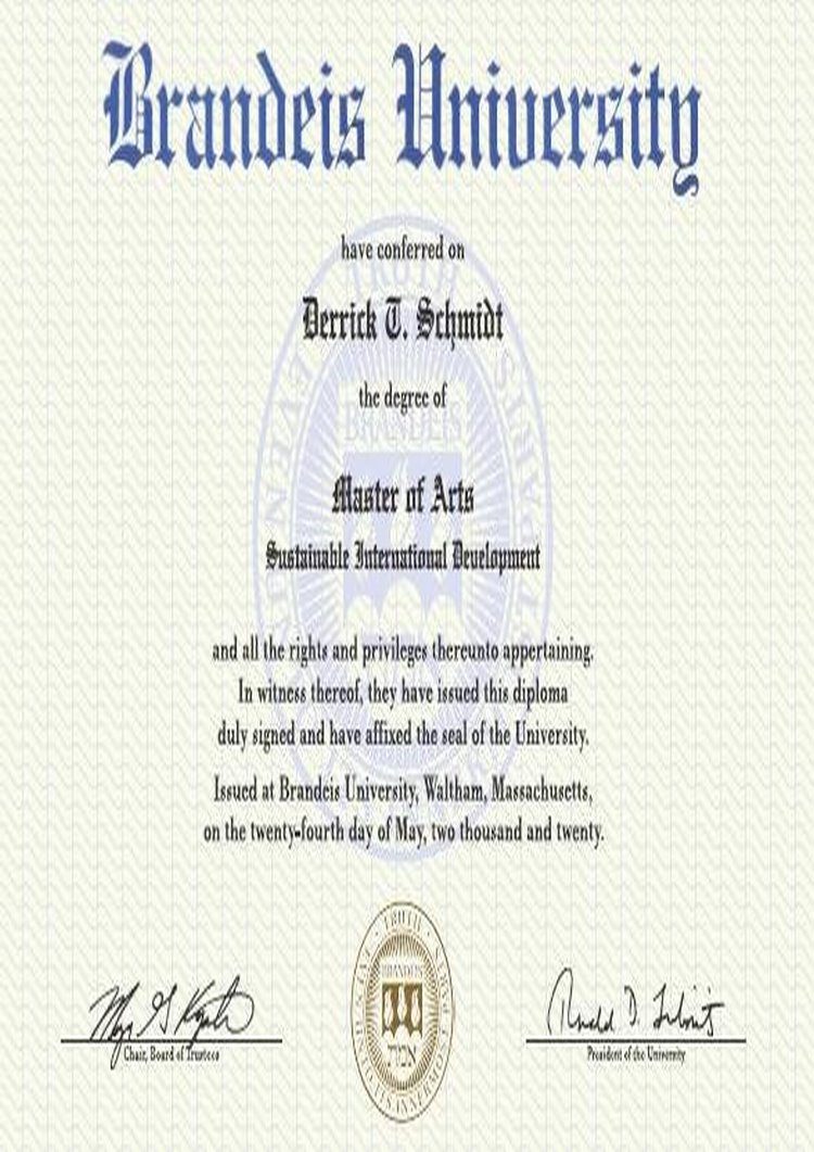 Buy college degree from The Brandeis University
