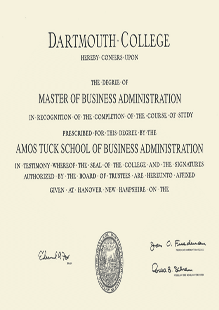 Buy college degree from The Dartmouth College