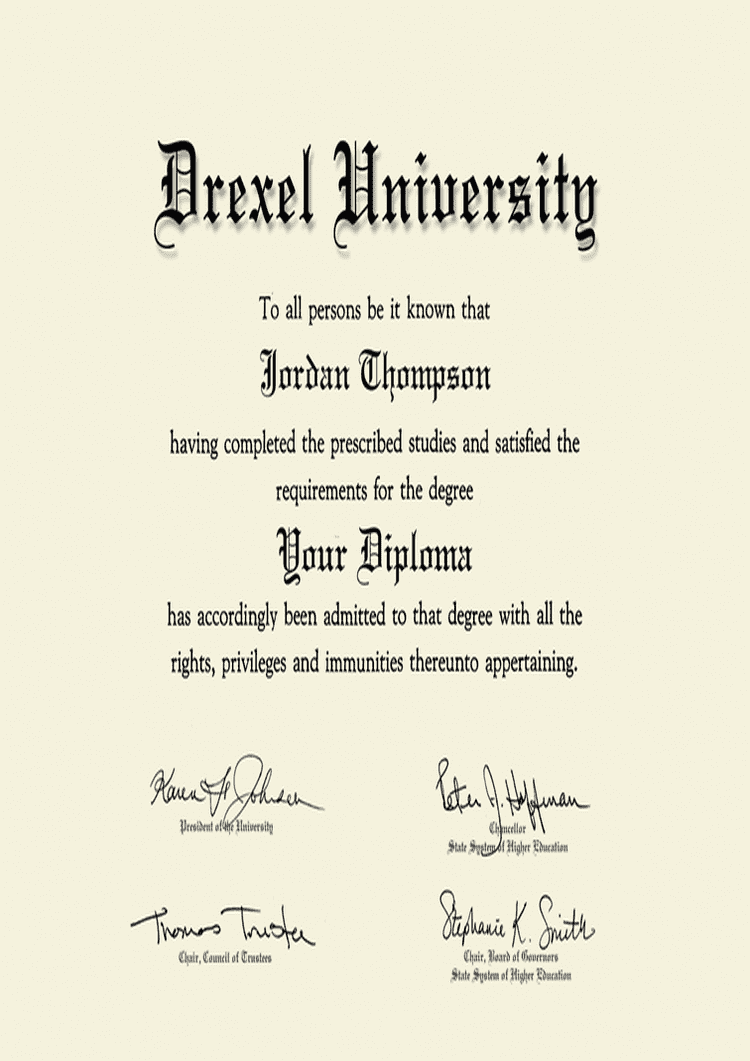 Buy college degree from The Drexel University