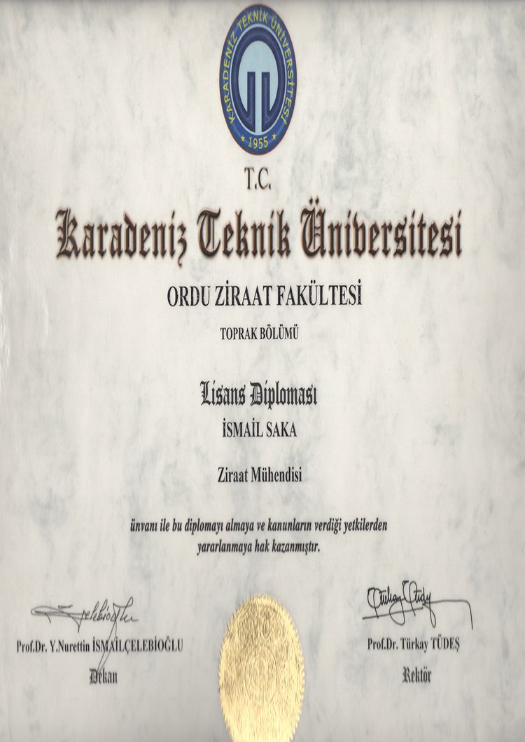 Buy college degree from the Karadeniz Teknik Üniversitesi