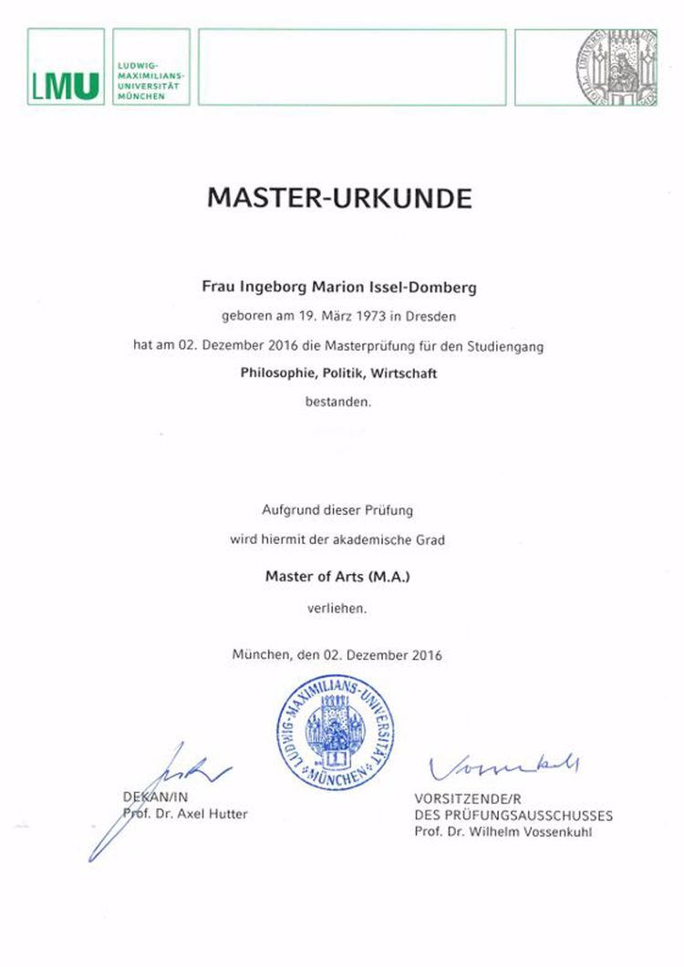 Buy college degree from the Ludwig-Maximilians-Universität München
