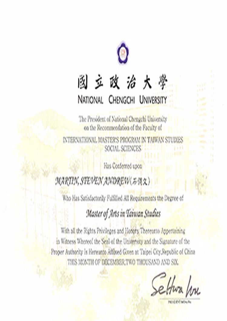Buy college degree from the National Chengchi University