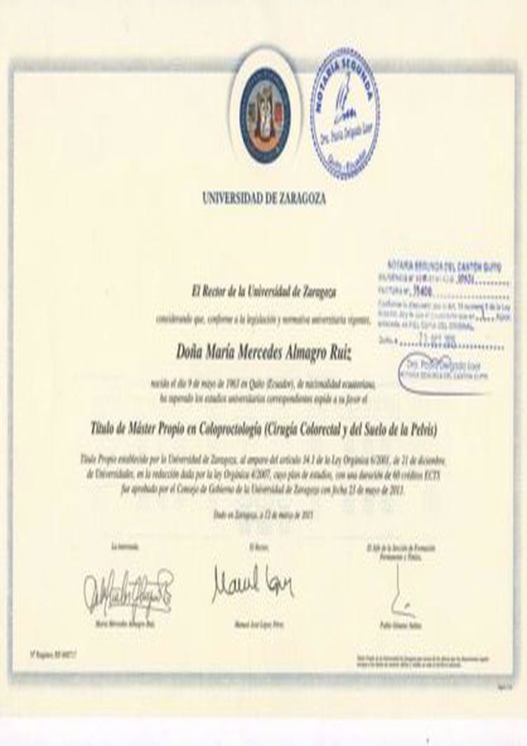 Buy college degree from the Universidad de Zaragoza