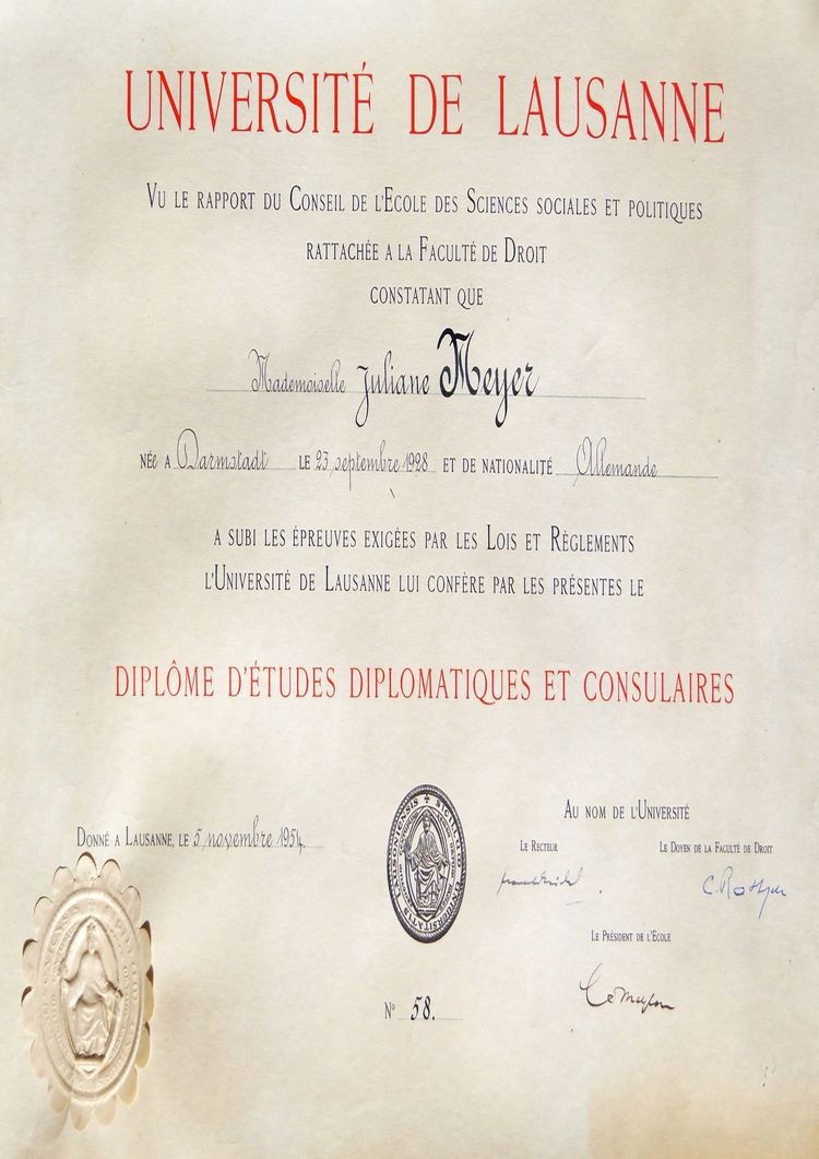 Buy college degree from the Université de Lausanne