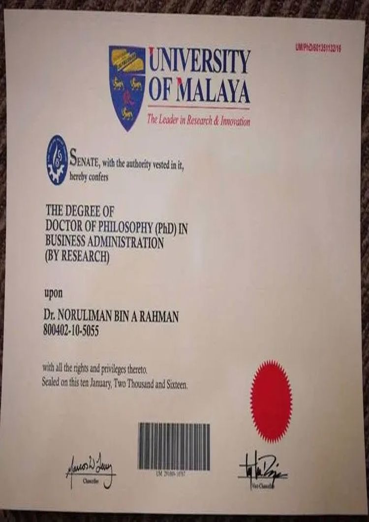 Buy college degree from The Universiti Malaya
