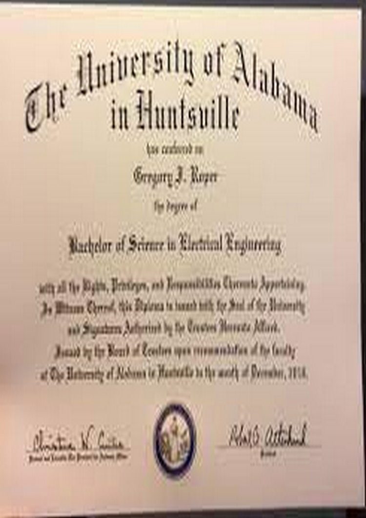 Buy college degree from The University of Alabama in Huntsville