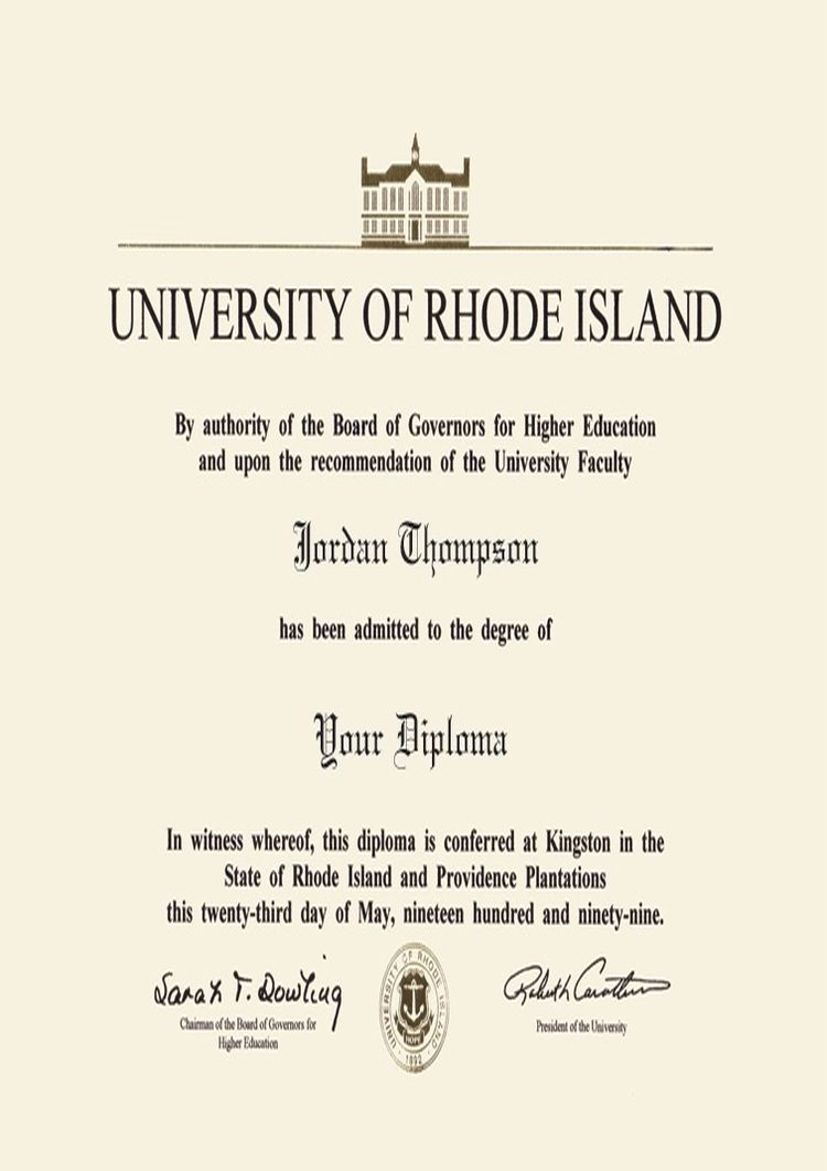 Buy college degree from The University of Rhode Island