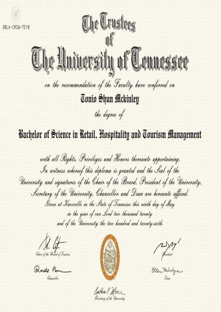 Buy college degree from The University of Tennessee, Knoxville