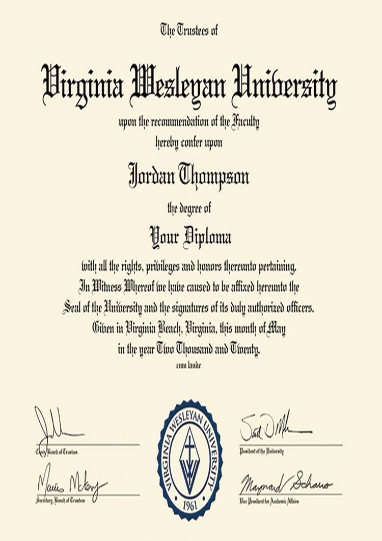 Buy college degree from The Wesleyan University