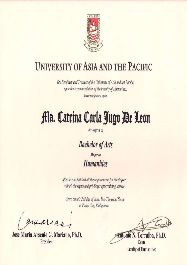 Buy college degree from the  University of the South Pacific