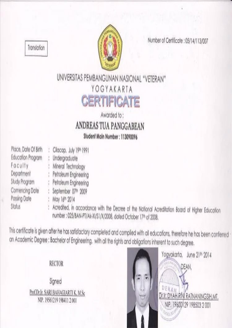 Buy college degree from The Universitas Pembangunan Indonesia